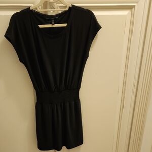 White House Black Market Black Dolman Sleeve Mini Dress SZ XXSP